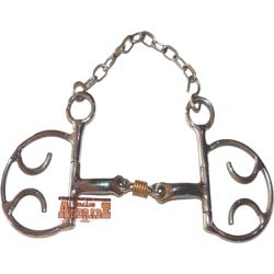 FREIO ESPANHOL PARTIDO OU C/ SALIVADOR INOX - 1655 - Selaria Irmãos Andrade