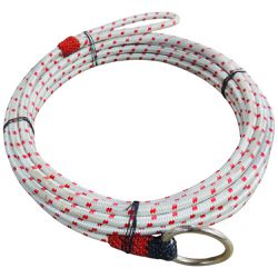 LAÇO DE NAYLON DURO BRANCO 10MTS C/ CHARRUA - 505 - Selaria Irmãos Andrade