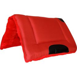 MANTA QUARTO DE MILHA LUXO C/ PELO VERMELHO - 1988 - Selaria Irmãos Andrade