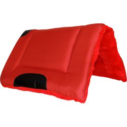 MANTA QUARTO DE MILHA LUXO C/ PELO VERMELHO - 1988 - Selaria Irmãos Andrade