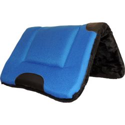 MANTA QUARTO DE MILHA LUXO C/ PELO AZUL - 2378 - Selaria Irmãos Andrade