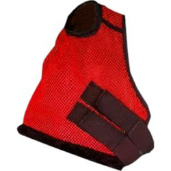 MÁSCARA CAVALO RG VERMELHO - 4607 - Selaria Irmãos Andrade