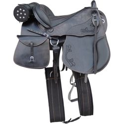 SELA AUSTRALIANA P/ TRILHA PRETO - 3063 - Selaria Irmãos Andrade