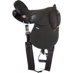 SELA DE PISTA OURO ZA PRETO - 4321 - Selaria Irmãos Andrade