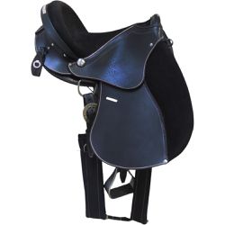 SELA DE PISTA SLIM PRETO - 2839 - Selaria Irmãos Andrade