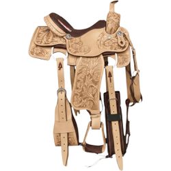 SELA QUARTO DE MILHA APACHE NATURAL - 3243 - Selaria Irmãos Andrade