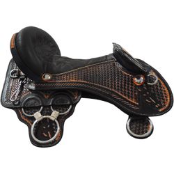 ARREIO CUTUCO SOFT EDH 3 ARGOLA CASCO PRETO - 3529 - Selaria Irmãos Andrade