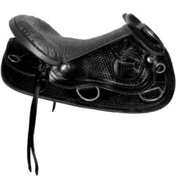 ARREIO MULADEIRO CHAPEADO INOX CASCO PRETO - 3634 - Selaria Irmãos Andrade