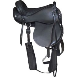 SELA AUSTRALIANA JUMBO 18'' ESPECIAL PRETO - 2538 - Selaria Irmãos Andrade