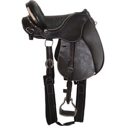 SELA DE PISTA SLIM PRETO - 2839 - Selaria Irmãos Andrade