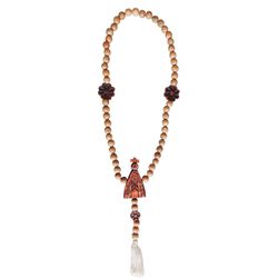 TERÇO DECORATIVO ARTESANATO MADEIRA MODELO 2 - 631... - Selaria Irmãos Andrade