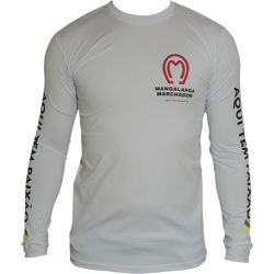 BLUSA TÉRMICA MANGA LONGA MASCULINA BRANCA - 2470 - Selaria Irmãos Andrade