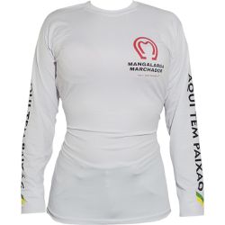BLUSA TÉRMICA MANGA LONGA FEMININA BRANCA - 2468 - Selaria Irmãos Andrade