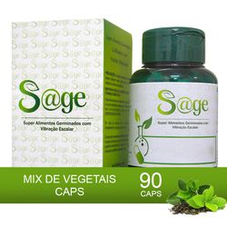 Mix De Vegetais Caps - 90 Cápsulas - 107cp - S@ge Scalar