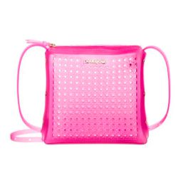 Bolsa Transversal Petite Jolie PJ10476 Translúcido Fucsia - 93696 - Sensação Store