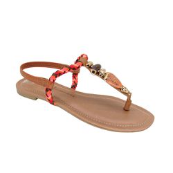 Sandália Feminina Rasteirinha Dakota Z8651 Mascavo - 90786 - Sensação Store