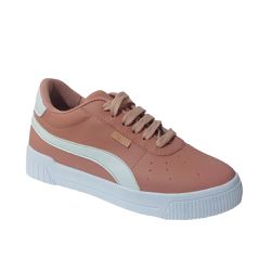 Tênis Casual feminino Izalu 20013iz Rosado/ Branco - 93192 - Sensação Store