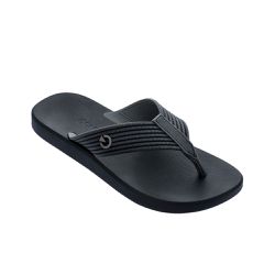 Chinelo Dedo Masculino Cartago Montreal 11729 Preto/ Cinza - 90250 - Sensação Store