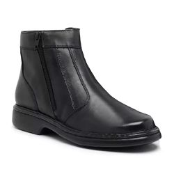 Bota Masculina Em Couro AntiStress Luflex FP7002 Preto - 90046 - Sensação Store