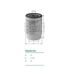 Filtro Separador De Água Accelo / Atego / Axor - Sermi