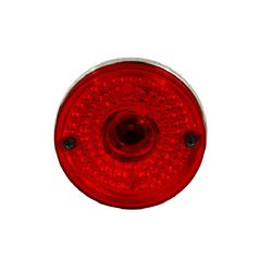 Lente Lanterna Lateral Carreta Flexivel Vermelha - Sermi