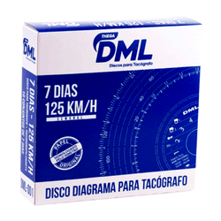 Disco DML Diagramas para Tacógrafos 7 dias 125km/H - Sermi