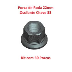 kit 50 Porcas de Roda 22mm CH33 Oscilante Alta 290... - Sermi