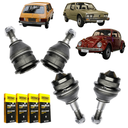 Kit 4 Pivo Inferior e Superior Volkswagen Fusca Br... - Sermi