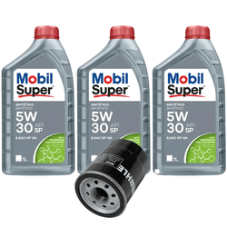 Kit Troca de Óleo 5W30 Mobil Motor Fiat Fire 1.0 E... - Sermi
