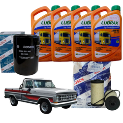 Kit Troca de Óleo com Filtro Ford F1000 Lubrax 15w... - Sermi