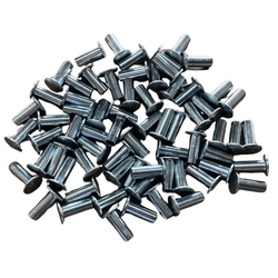 Pacote de 100 Rebite Metal Macico 13x12 para Lona ... - Sermi