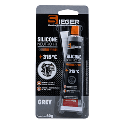 Cola Silicone Alta Temperatura Até 315°C Neutro HT... - Sermi