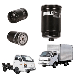 Filtro Óleo Diesel Combustivel Bongo HR 2.5 Mahle ... - Sermi