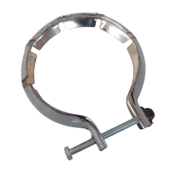 Abraçadeira 4.1/2 Inox Estampada Cano Saída Motor ... - Sermi