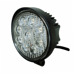 Farol de Milha / Auxiliar 9 Led's 27w Super Branco - Sermi