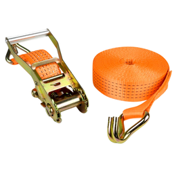 Conjunto Cinta Catraca de Cargas 5.000kg Laranja p... - Sermi