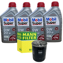 Kit Troca de Óleo Mobil 0W20 Linha Honda Civic CRV... - Sermi