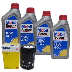 Kit Troca de Óleo Mobil 15w40 Gol Voyage Parati Sa... - Sermi