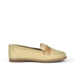 Mocassim Feminino Bege - 37036 - SERRA BELLA CALCADOS