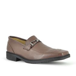 Sapato Loafer Masculino Couro Marrom - 14039 - SERRA BELLA CALCADOS