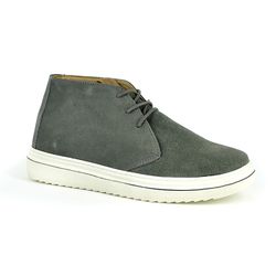 Bota Masculina Camurça Cinza - BT004 - SERRA BELLA CALCADOS