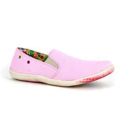 Tênis Slip On Lona Rosa Claro - 41001 - SERRA BELLA CALCADOS