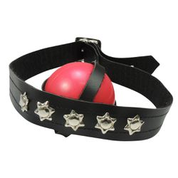 Mordaça Bola Acaso (00543) - Vermelho - 17194 - Sexy Shop BH