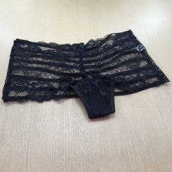 *Calcinha Calesson Strip 8 Tiras (MCA0636) - Preto... - Sexy Shop BH
