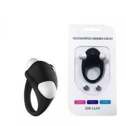 *Anel Peniano Vibratório Zhi Lian VP (AN058) - Pre... - Sexy Shop BH