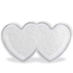 *Embalagem de Coração Duplo Acrílico Para 5 Bolinh... - Sexy Shop BH