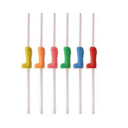 *Canudo Formato De Pênis Com 6un (RPCA - 16250) -... - Sexy Shop BH