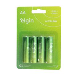 Pilha Pequena AA Alcalina 4un Elgin (17417) - Padr... - Sexy Shop BH