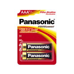 Pilha Palito AAA Alcalina 2un Panasonic (17489) - ... - Sexy Shop BH