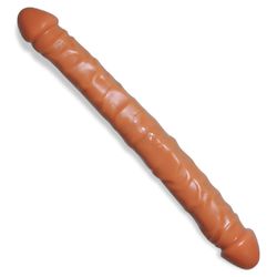 *PROMO - Prótese 37x13cm Ponta Dupla (17538) - Beg... - Sexy Shop BH